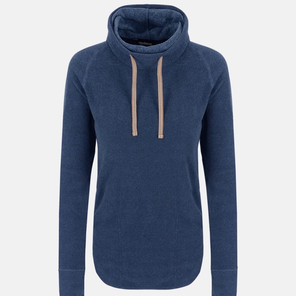Sherpa Adventure Gear Rolpa Eco Pullover Soft Fleece Sweatshirt Medium Blue